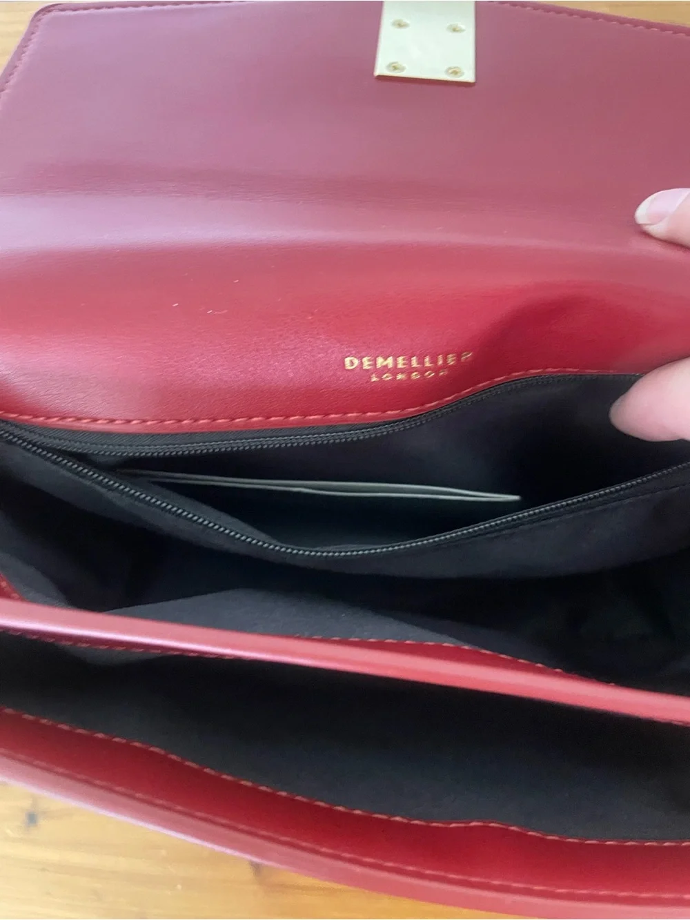 DeMellier structured crossbody